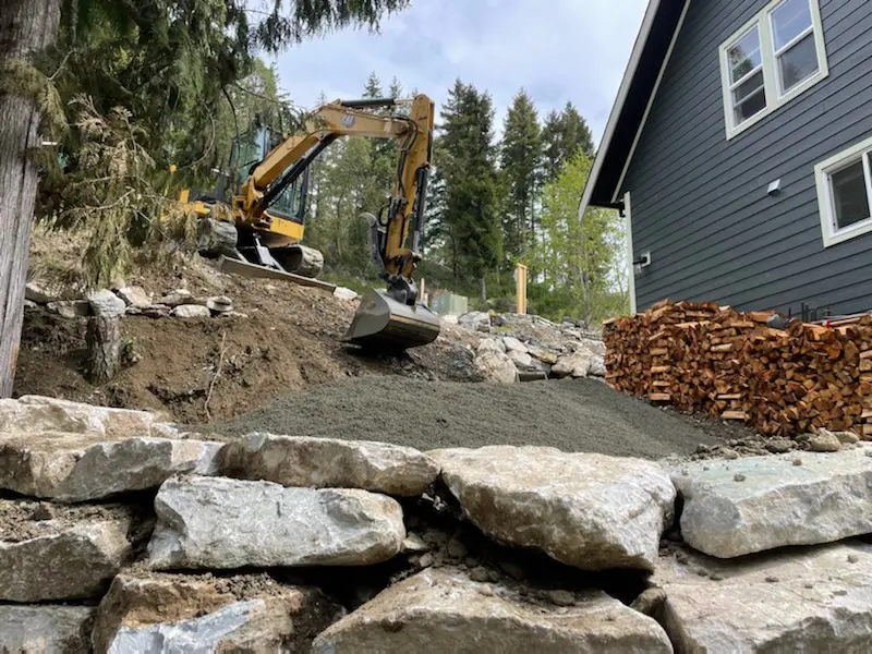 Despard Contracting excavation in Duncan BC